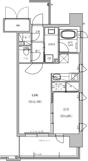 図面（F-type 1LDK）