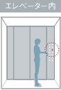 エレベーター内